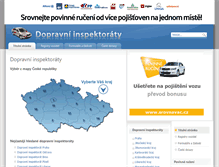 Tablet Screenshot of dopravni-inspektoraty.cz